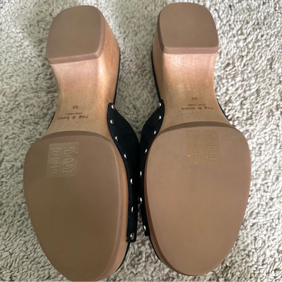 Rag & Bone clog style sandals. New. Cool retro vibe and easy to style. - Picture 4 of 6